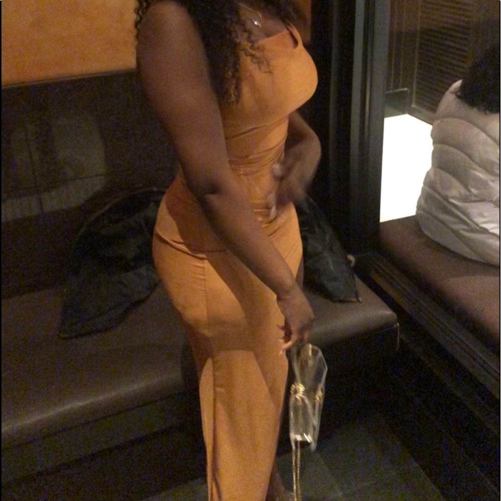 Body Con Gold Dress